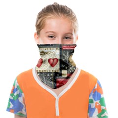 Christmas Reindeer Face Covering Bandana (kids) by Posterlux