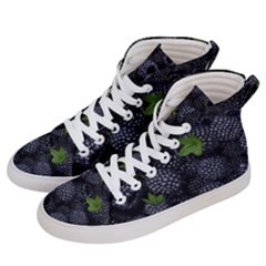 Blackberry Fruit, Fruit Women s Hi-top Skate Sneakers by kyorashop23