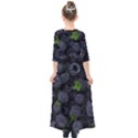 Blackberry Fruit, Fruit Kids  Quarter Sleeve Maxi Dress View2