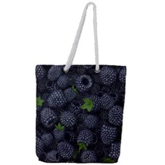 Blackberry Fruit, Fruit Full Print Rope Handle Tote (large) by kyorashop23