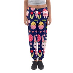 Bunny - Easter Pattern Women s Jogger Sweatpants by kyorashop23