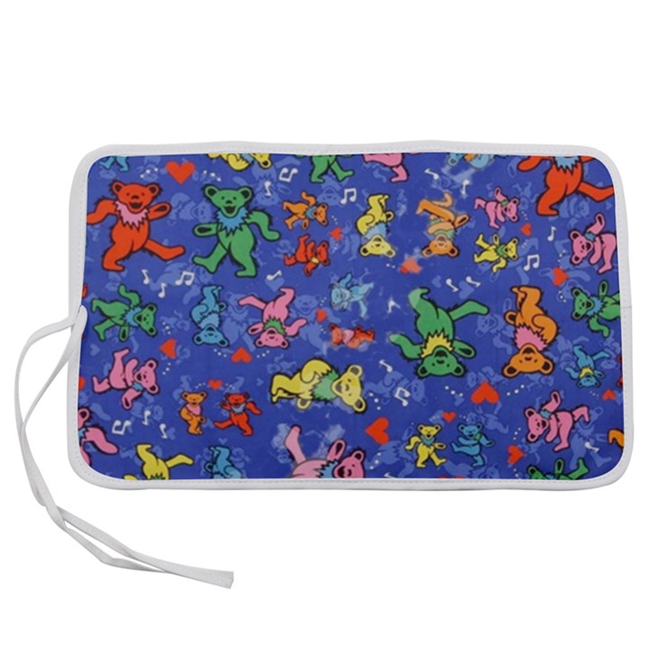 Grateful Dead Dancing Bears Pattern Pen Storage Case (S)