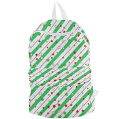 Christmas Paper Stars Pattern Texture Background Colorful Colors Seamless Foldable Lightweight Backpack by Ket1n9