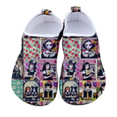 Spanish Gothic Girls Pattern Men s Sock-style Water Shoes by violetheavensky