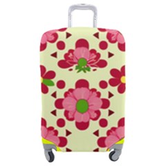 Retro 1960s Flowers Pattern 4 Luggage Cover (medium) by violetheavensky