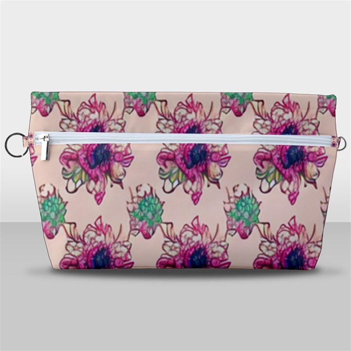 Retro 1880s Flowers Pattern 10 Handbag Organizer