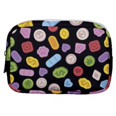 Ecstasy Pills Pattern Make Up Pouch (small) by Valentinaart