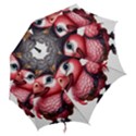 Kawaii Pink Parrot Pirate Hook Handle Umbrellas (Large) View2