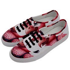 Kawaii Pink Parrot Pirate Men s Classic Low Top Sneakers by KawaiiArtStyle