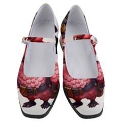 Kawaii Pink Parrot Pirate Women s Mary Jane Shoes by KawaiiArtStyle