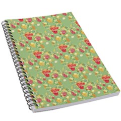 Retro 1880s Flowers Pattern 17 5 5  X 8 5  Notebook by violetheavensky