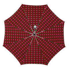 Snowflake Christmas Tree Pattern Automatic Folding Umbrella With Case (medium) by Paksenen