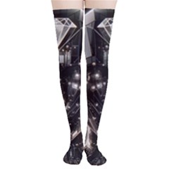 Robotics Robot Technology Future Thigh High Stockings by Maspions