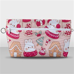 Cute Christmas Cartoon Handbag Organizer by designsbymallika