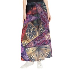 Stars Christmas Advent Maxi Chiffon Skirt by Paksenen