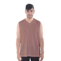 Mocha Mousse Hex Code #a47864 Men s Basketball Tank Top by dressshop