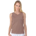 Mocha Mousse Hex Code #a47864 Women s Basketball Tank Top View1