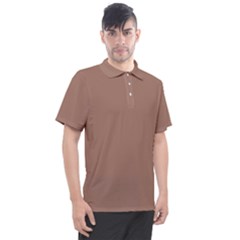 Mocha Mousse Hex Code #a47864 Men s Polo T-shirt by dressshop