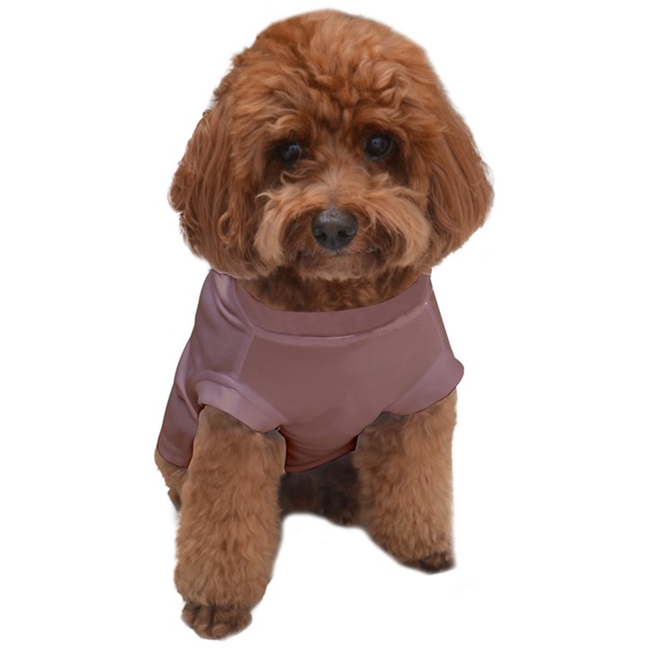 Mocha Mousse Hex Code #a47864 Dog T-Shirt