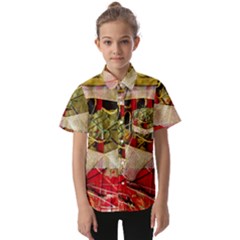 Collage Kids  Short Sleeve Shirt by bestdesignintheworld