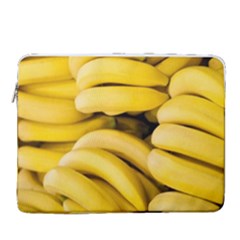 Bananas, Macro, Fruits, Ripe Bananas 15  Vertical Laptop Sleeve Case With Pocket by kyorashop23