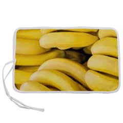 Bananas, Macro, Fruits, Ripe Bananas Pen Storage Case (m) by kyorashop23