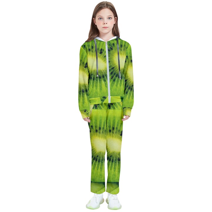 Kiwi Fruits, Close-up, Exotic Fruit Kids  Tracksuit