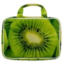 Kiwi Fruits, Close-up, Exotic Fruit Travel Toiletry Bag With Hanging Hook View2