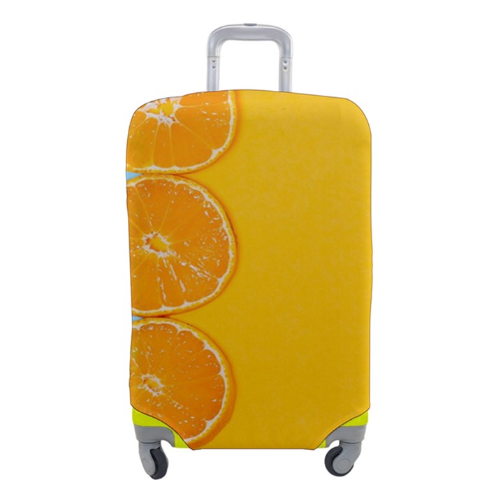 Orange, Slices, Fruit, Citrus Luggage Cover (Small)