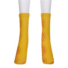 Orange, Slices, Fruit, Citrus Crew Socks by kyorashop23