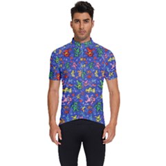 Grateful Dead Dancing Bears Pattern Men s Short Sleeve Cycling Jersey by Salmanaz77