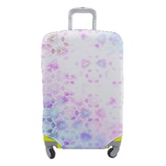 Digital Art Artwork Abstract Pink Purple Luggage Cover (small) by Dutashop