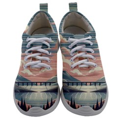 Artwork Painting Sculpture Nature Mens Athletic Shoes by Salmanaz77