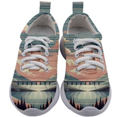 Artwork Painting Sculpture Nature Kids Athletic Shoes by Salmanaz77