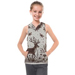 Artwork Graffiti Painting Creative Kids  Sleeveless Hoodie by Salmanaz77