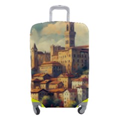 Village Houses Buildings Facade Luggage Cover (small) by Salmanaz77