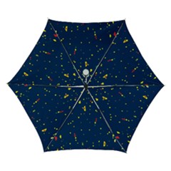 Christmas Sky Happy Automatic Folding Umbrella With Case (small) by Dutashop