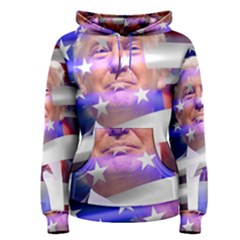 Donald Trump Flag Women s Pullover Hoodie by vintagetrump