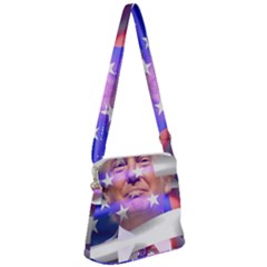 Donald Trump Flag Zipper Messenger Bag by vintagetrump