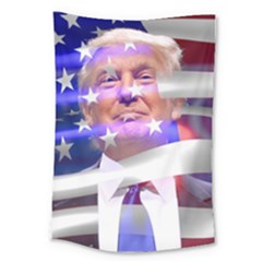 Donald Trump Flag Large Tapestry by vintagetrump