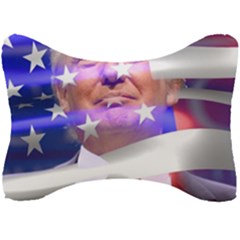 Donald Trump Flag Seat Head Rest Cushion by vintagetrump