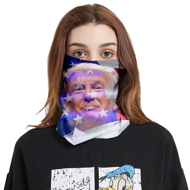 Donald Trump Flag Face Covering Bandana (Two Sides)