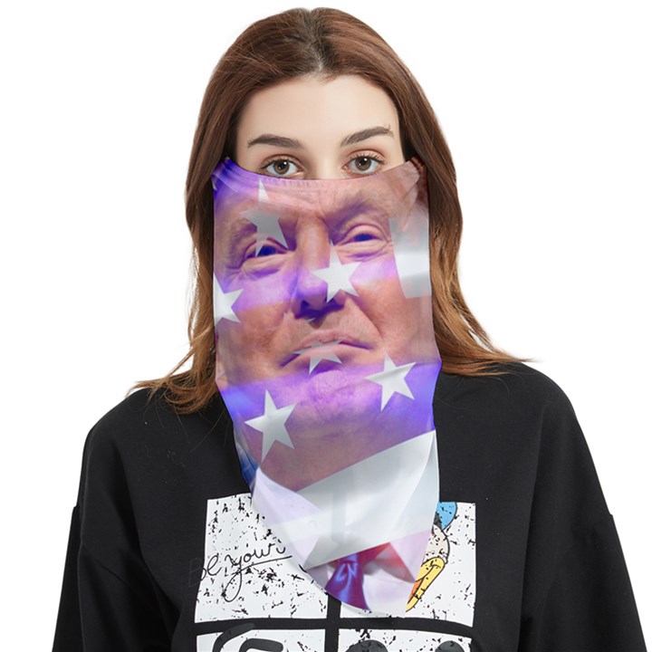 Donald Trump Flag Face Covering Bandana (Triangle)