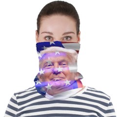 Donald Trump Flag Face Seamless Bandana (adult) by vintagetrump