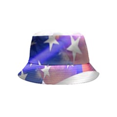 Donald Trump Flag Inside Out Bucket Hat (kids) by vintagetrump