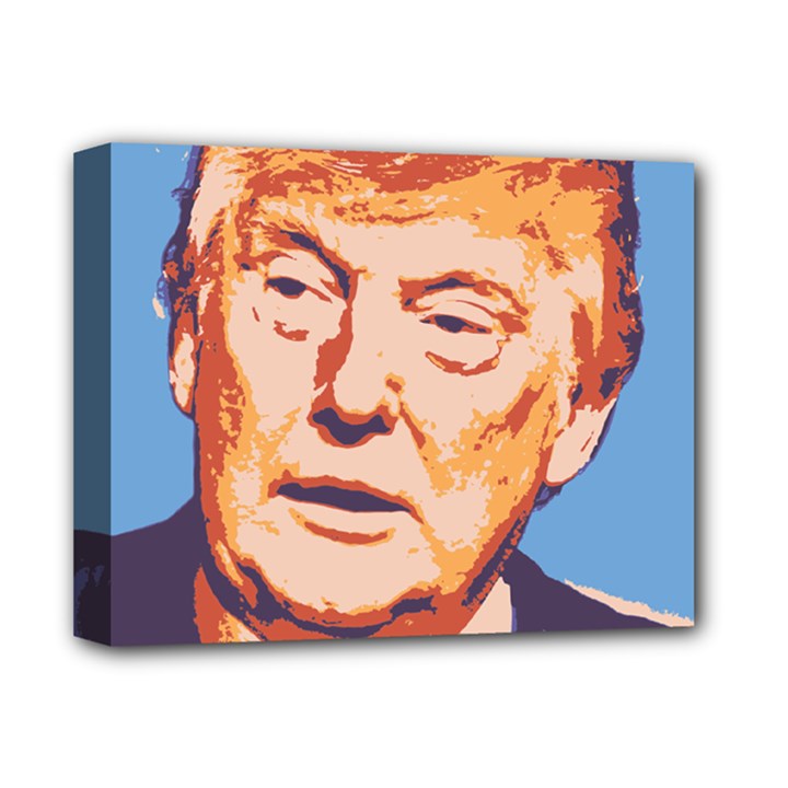 Orange Donald Trump Deluxe Canvas 14  x 11  (Stretched)