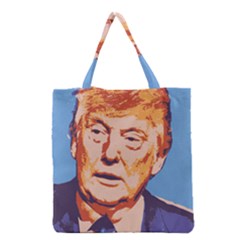 Orange Donald Trump Grocery Tote Bag by vintagetrump