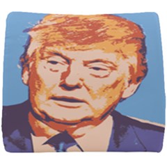 Orange Donald Trump Seat Cushion by vintagetrump