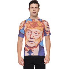 Orange Donald Trump Men s Short Sleeve Rash Guard by vintagetrump