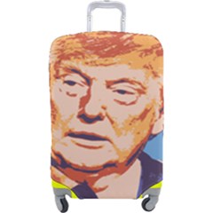 Orange Donald Trump Luggage Cover (large) by vintagetrump